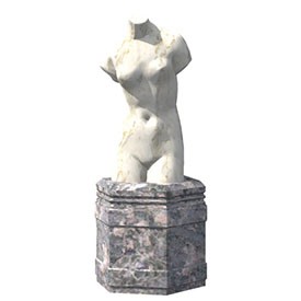 Woman sculpture 3D Object | FREE Artlantis Objects Download